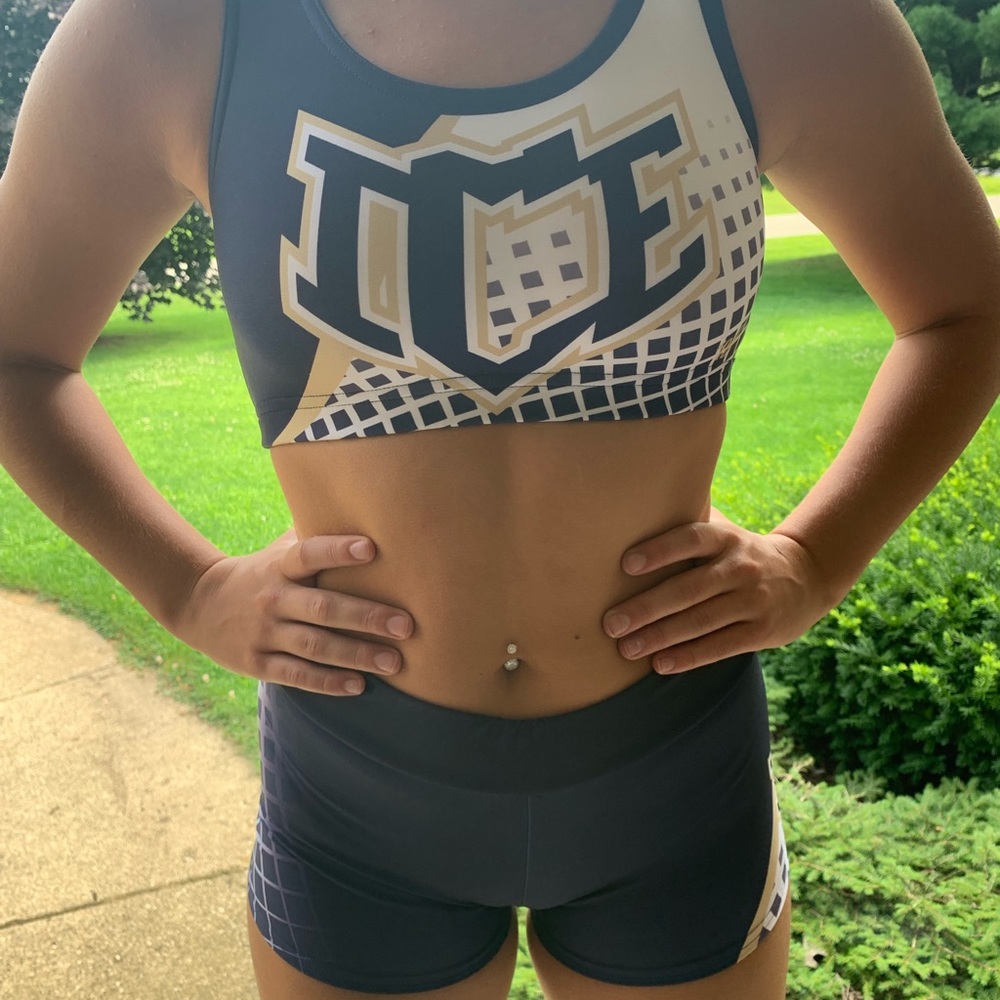 Sports bra and Spankie set